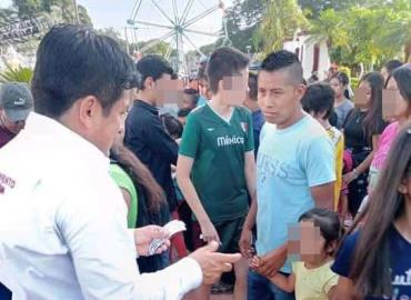 Niños se quedan sin boletos para juegos en Tampacán