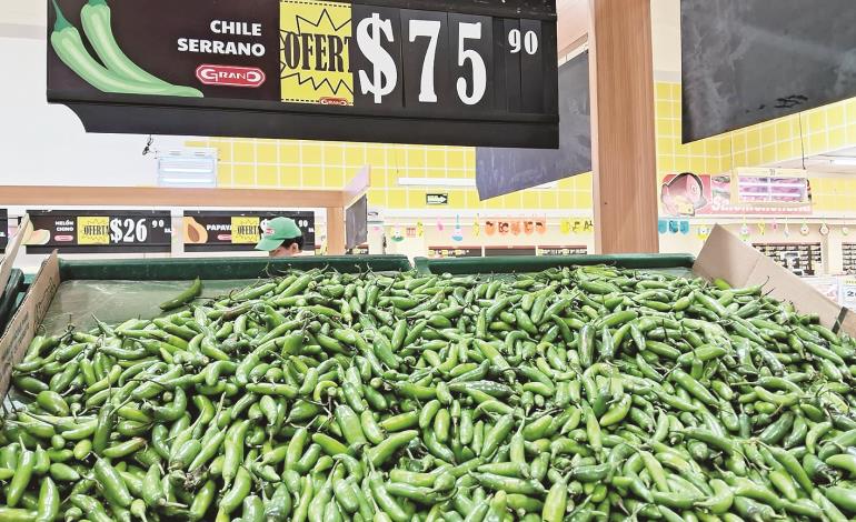 Subió el chile y hasta el tomate