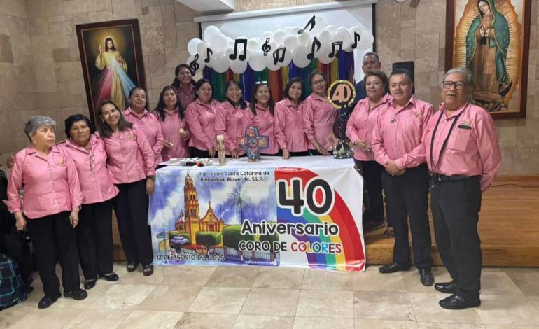 40 aniversario del  coro "De Colores"