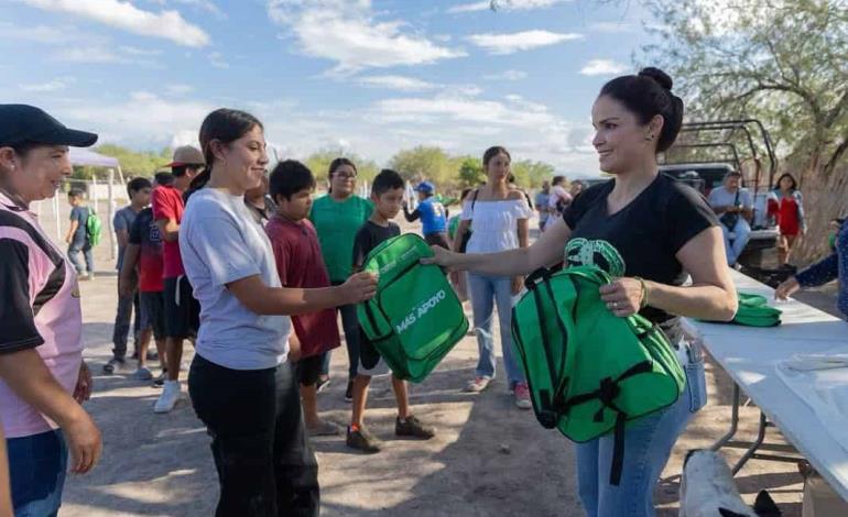 Karina Quintero  visitó El Polvorín