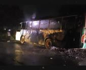 SE INCENDIÓ OTRO AUTOBÚS
