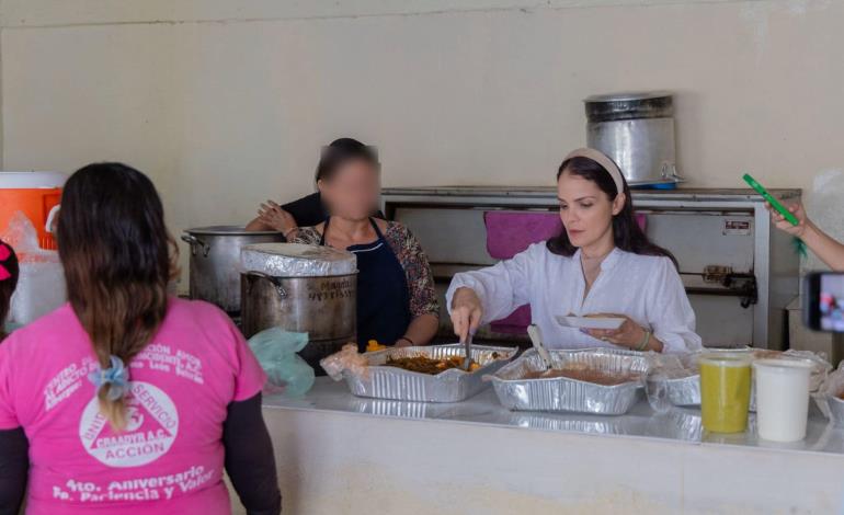 Karina Quintero visitó el anexo CRAADYR 