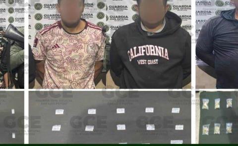 Cuatro detenidos por posesión de droga            
