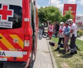 Ciclista atropellado por una motocicleta      