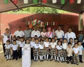 Inicia ciclo escolar en preescolar indígena con visita de la alcaldesa de Matlapa