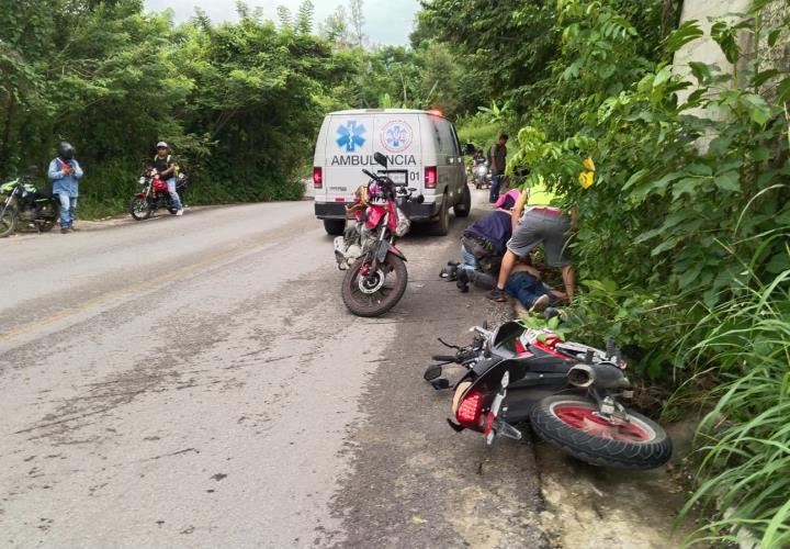 Dos lesionados en accidente