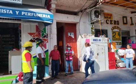 Cortocircuito en bar causa alarma