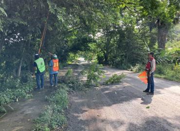 PC realiza trabajos preventivos en carreteras