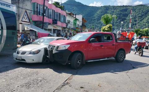Choque en el bulevar
