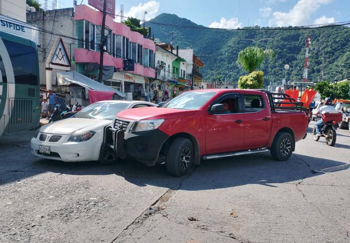 Choque en el bulevar
