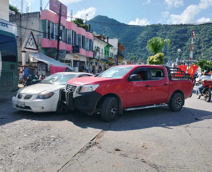 Choque en el bulevar