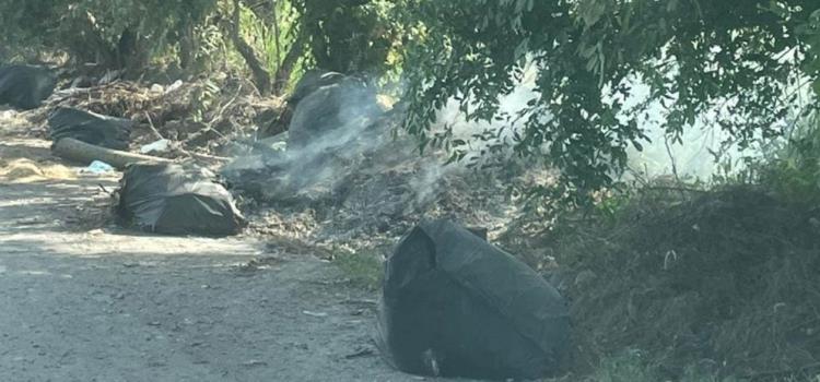 Generaron basurero ilegal en cementerio Generaron basurero ilegal en cementerio