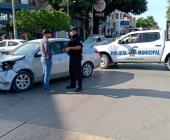 Vehículos impactaron en Juárez y Bulevar     