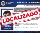 Localizan a menor desaparecido