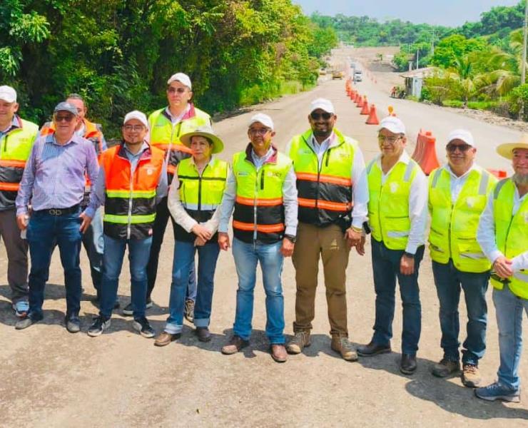 SUPERVISA SICT AVANCE DE MODERNIZACIÓN Y AMPLIACIÓN DE LA CARRETERA TAMAZUNCHALE-HUEJUTLA