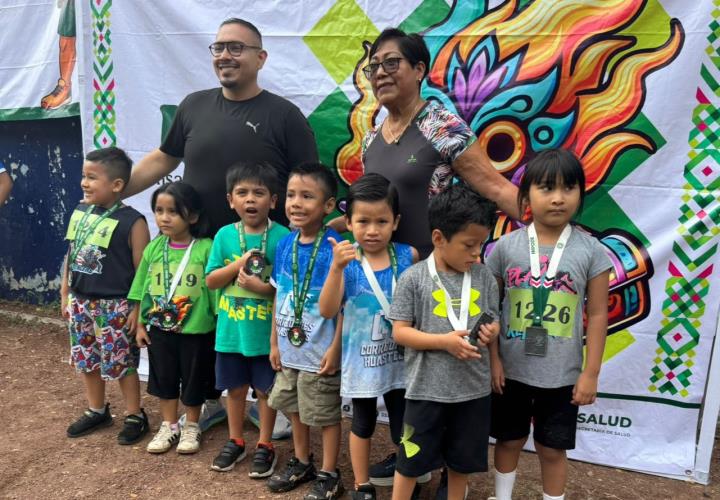 Carrera atlética infantil de la SS coronó gran evento