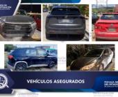 Cinco vehículos decomisó la FGE      
