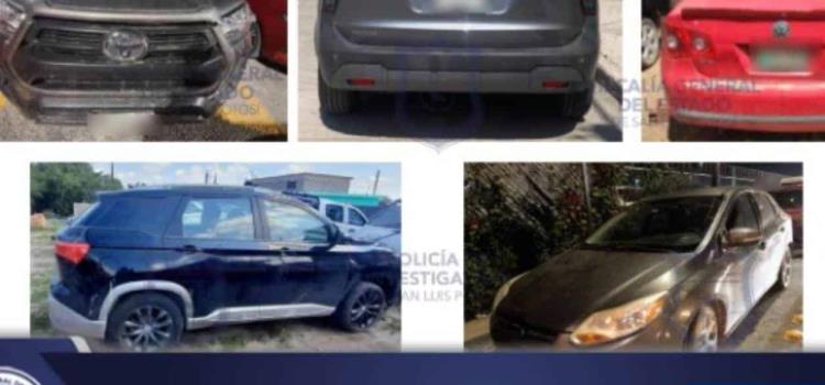 Cinco vehículos decomisó la FGE Cinco vehículos decomisó la FGE