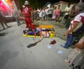 Atropellado por veloz motocicleta