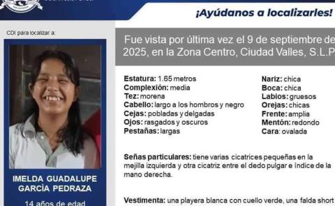 Buscan a secundarista que se fugó de su casa                                 
