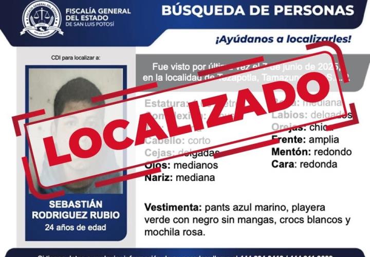 Localizaron a dos personas