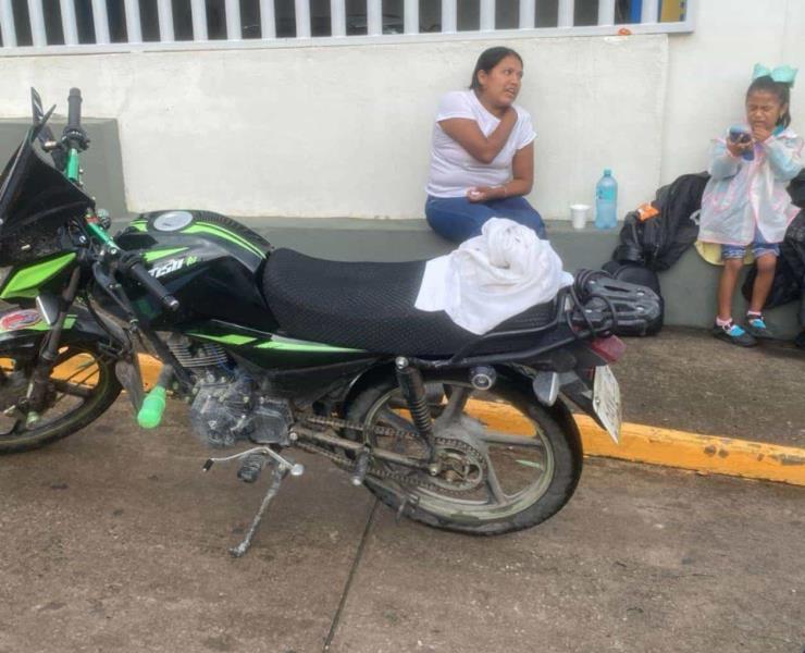 PADRES E HIJA ACCIDENTADOS            
