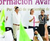Gallardo cumple y Sheinbaum respalda