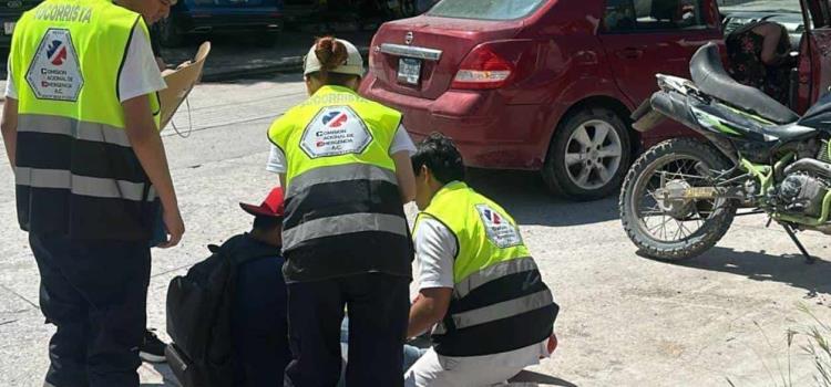 LESIONADOS 2 MOTOCICLISTAS    