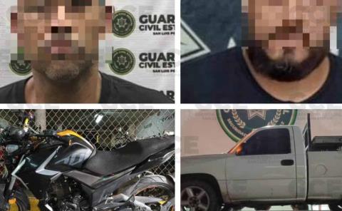 Atrapan a hombres con carros robados   
