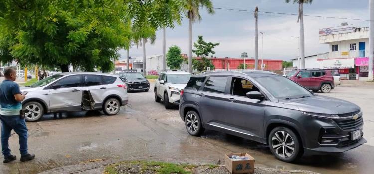 Tres choques en la zona urbana           