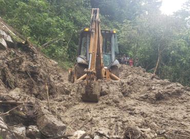Atiende Matlapa deslaves por lluvia