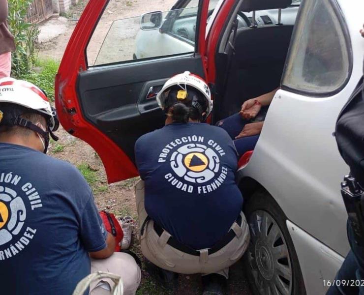 ¡JOVEN MUJER LESIONADA!
