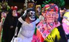 Se alistan para el ritual se bajada de máscaras 
