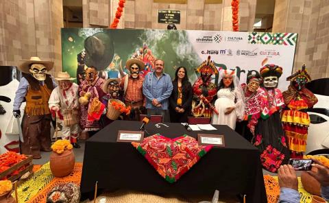 Presentaron el programa  de Xantolo en Michoacán
