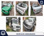 Vehículos robados localizó la Fiscalía      