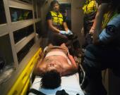 Camioneta impactó a un motociclista         
