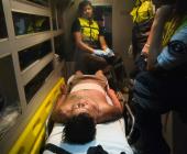 Camioneta impactó a un motociclista         