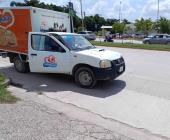 Vehículo de Gamesa chocó contra un taxi