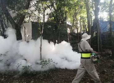 Refuerzan limpieza y  fumigación municipal Refuerzan limpieza y  fumigación municipal