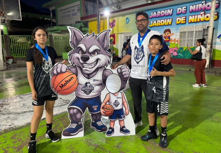Con toque familiar los Huskies disfrutan torneo de Minibasquet