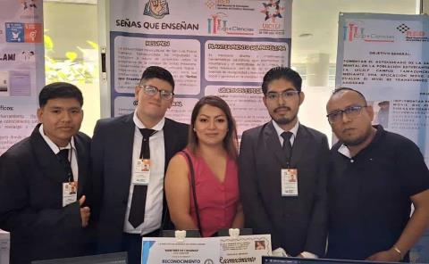 Acreditan alumnos a etapa estatal con proyecto 