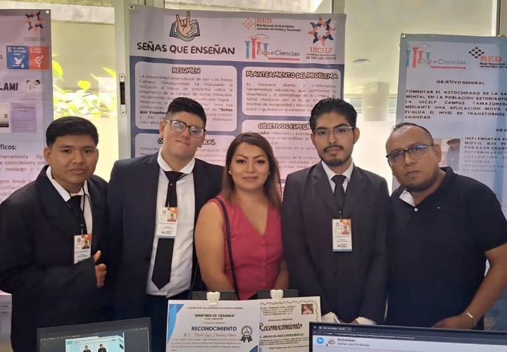 Acreditan alumnos a etapa estatal con proyecto Señas que Enseñan
