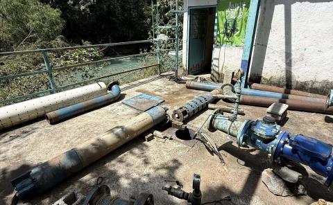 Realiza Matlapa da mantenimiento al servicio de agua