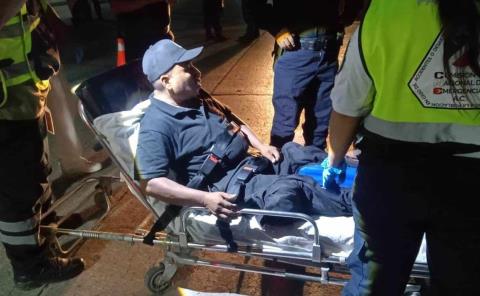 Velador atropellado por un automóvil          
