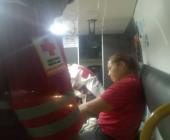 Mujer se quemó al incendiar basura                           