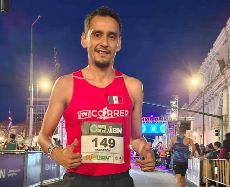 

Atleta rioverdense se prepara para maratón 

