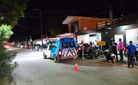 Motociclista chocó contra un vehículo      
