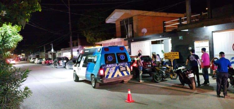 Motociclista chocó contra un vehículo      