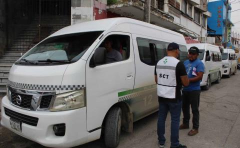 Vigila SCT que se respete cuota de pasaje