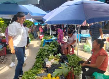 Supervisan comercio en Matlapa para garantizar orden